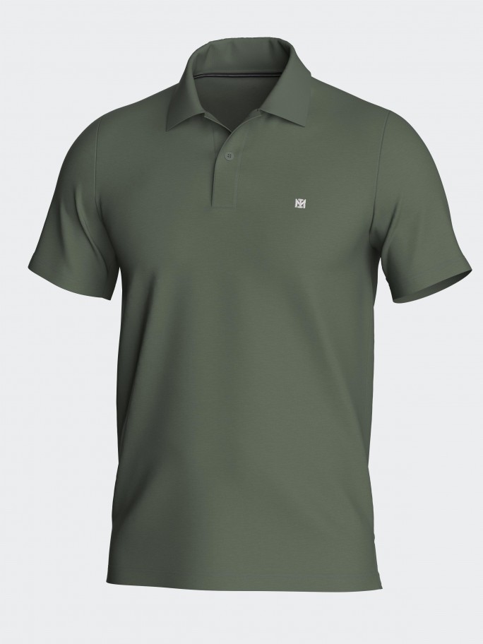 Plain Polo in Cotton