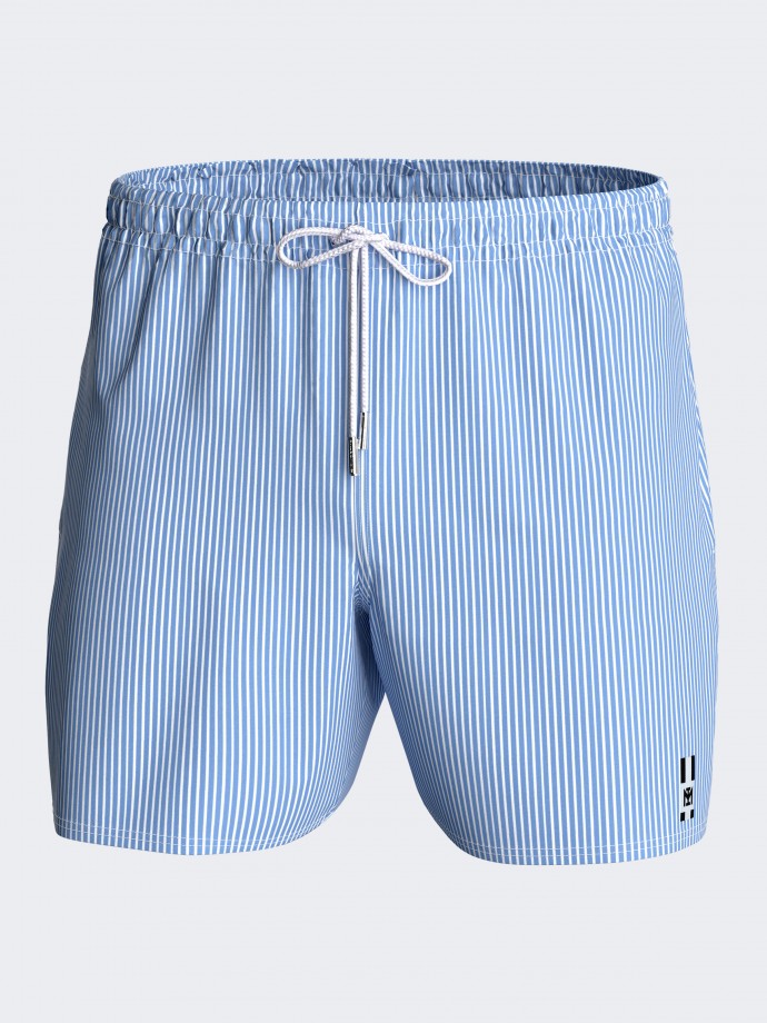 Gestreifte Badeshorts