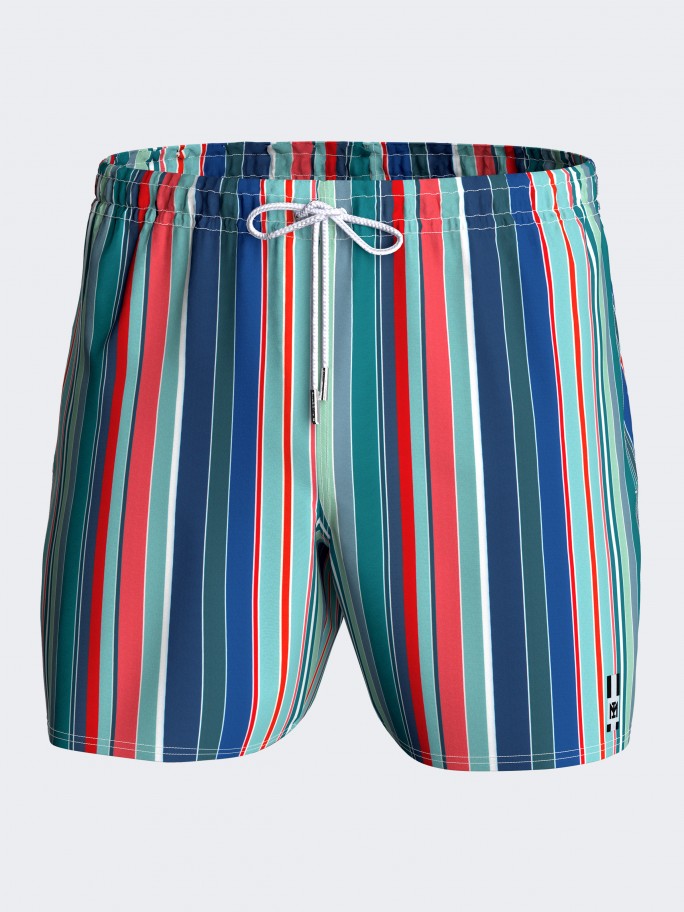 Striped Swim Shorts