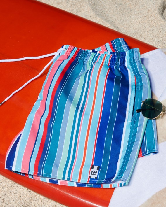Striped Swim Shorts