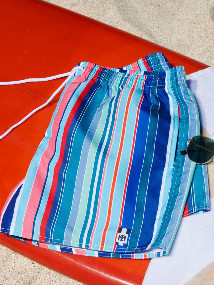 Striped Swim Shorts