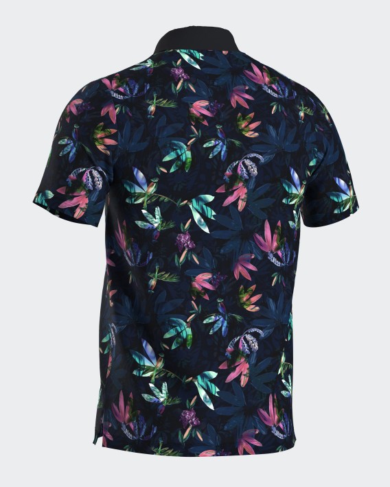 Polo imprim tropicale en Coton