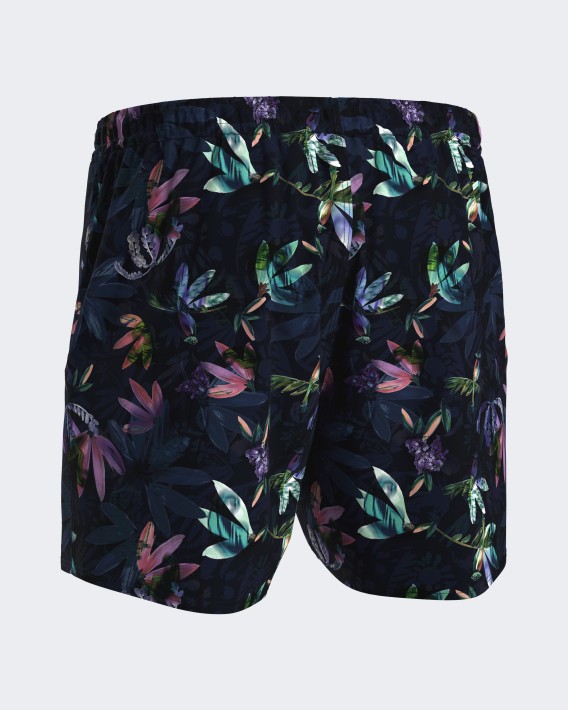 Badeshorts mit tropischem Print