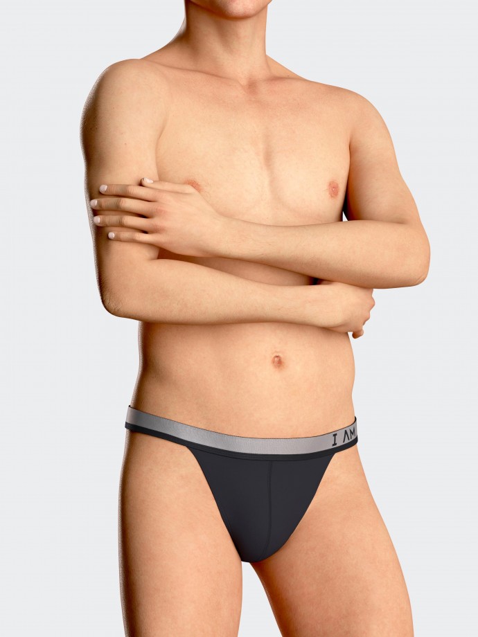 Tanga de hombre lisa en Lyocell