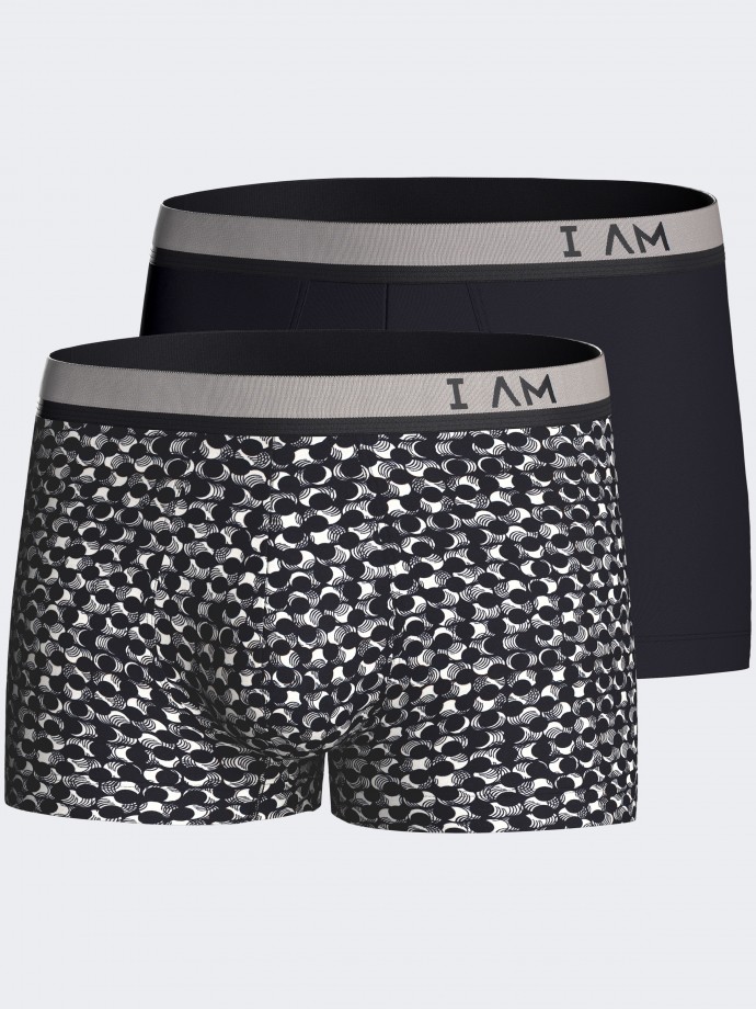 Pack 2 boxers de homme en Lyocell