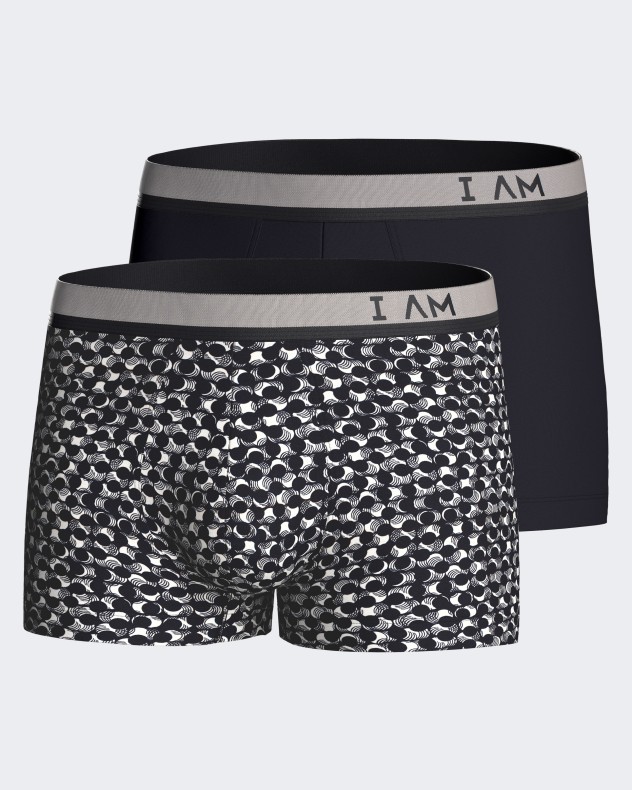 Pack 2 man's boxers in Lyocell