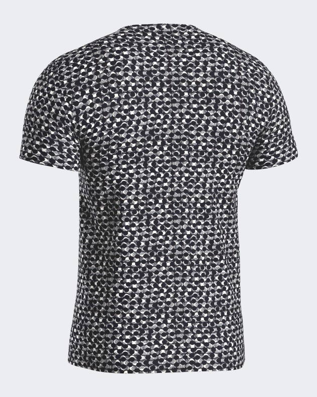 T-shirt de hombre estampada en Lyocell