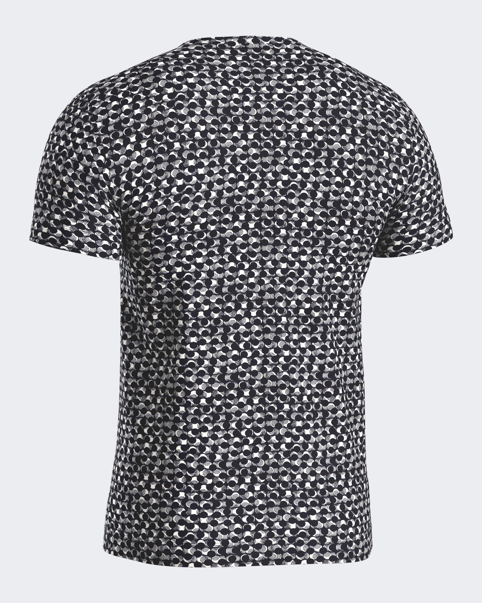 Printed man's T-shirt in Lyocell