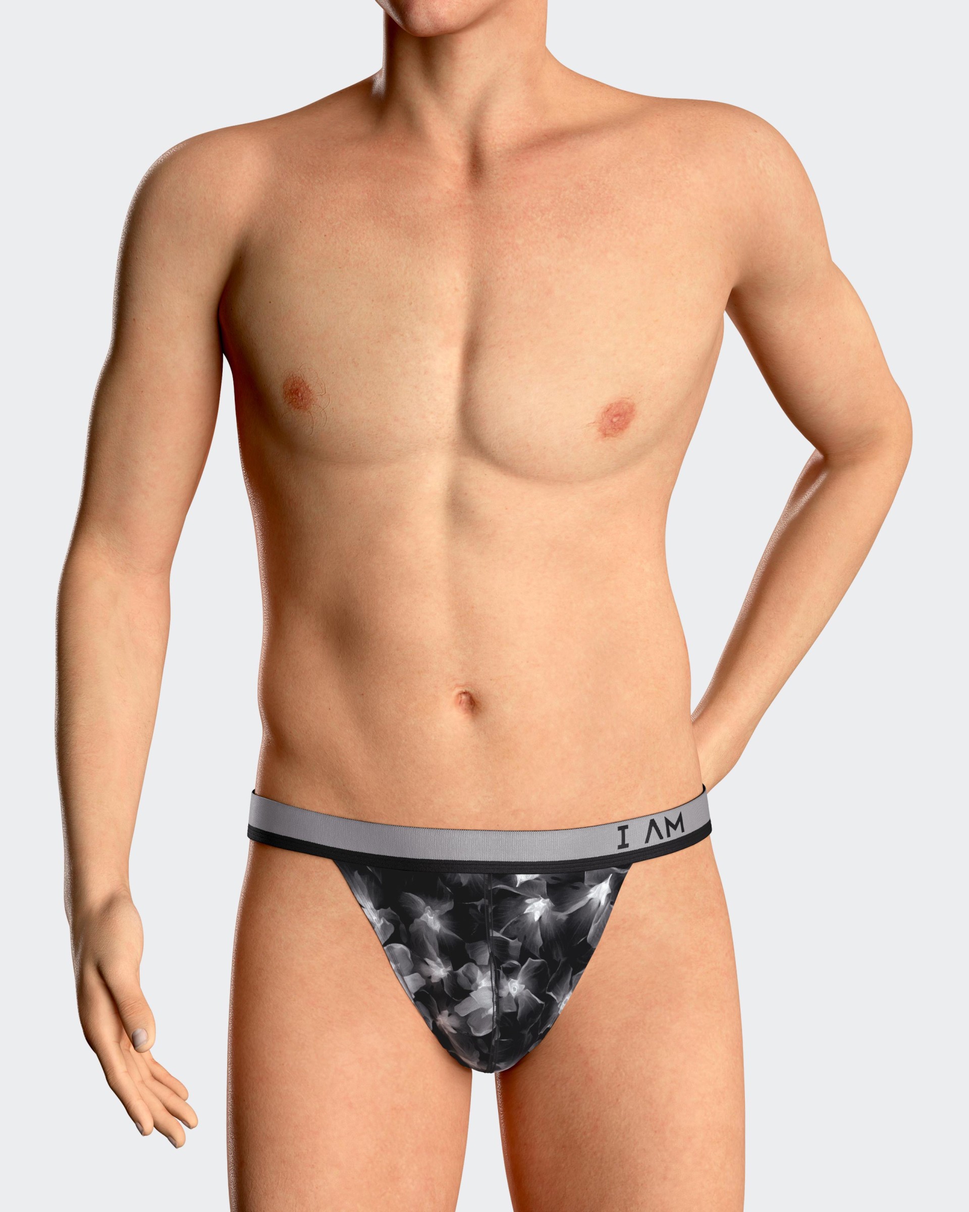 Printed Man's string in Lyocell