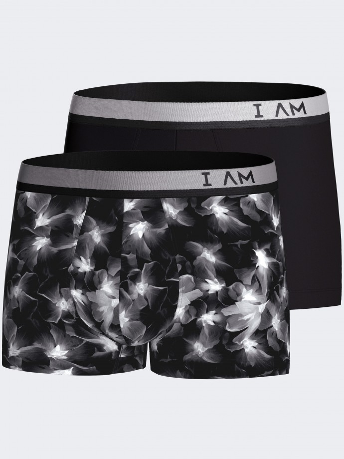 Pack de dois boxers de hombre en Lyocell