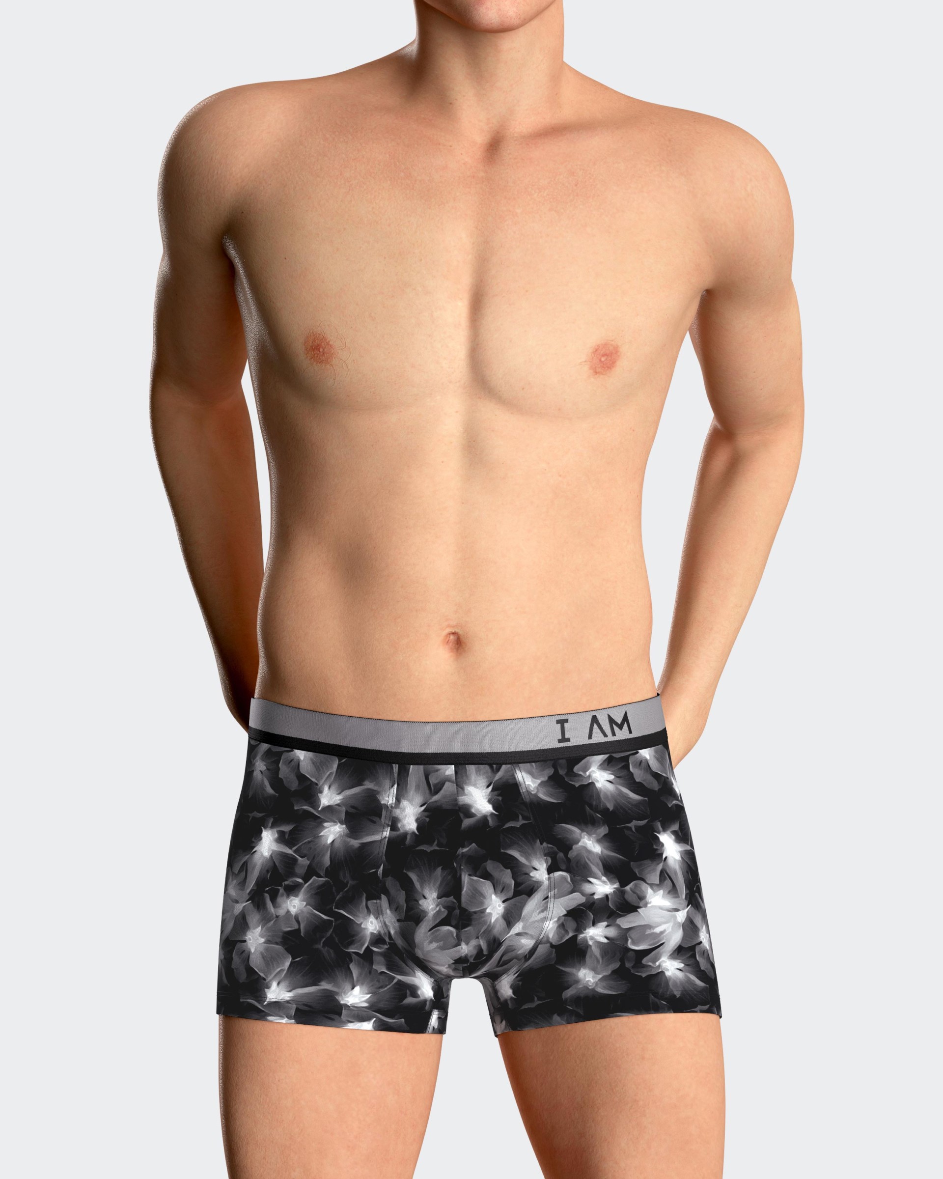 Boxer de homem estampado em Lyocell