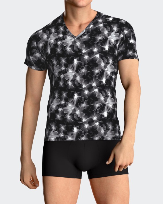 T-shirt de hombre estampada en Lyocell