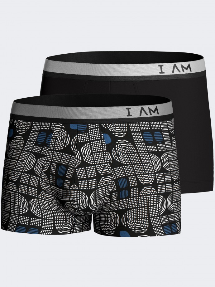 Pack 2 boxers de homem em Lyocell