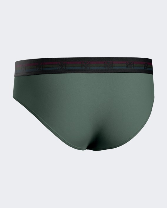 Pack de dos slips de hombre lisos en Algodn