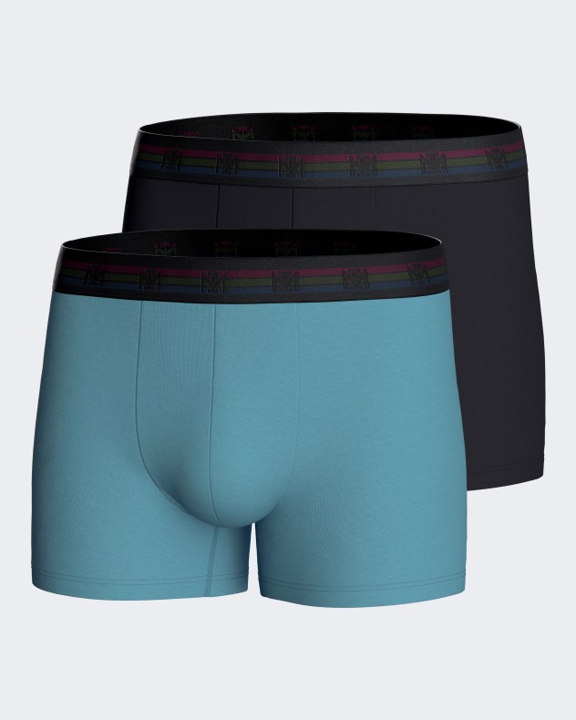 Pack 2 boxers de hombre en Algodn