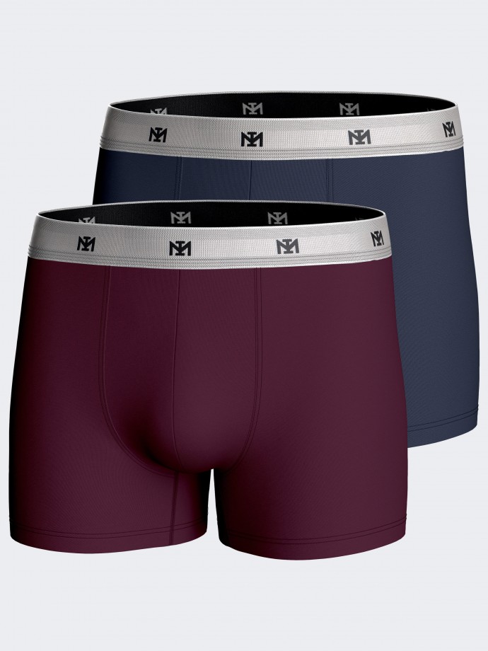 Lot de 2 Boxers en Lyocell