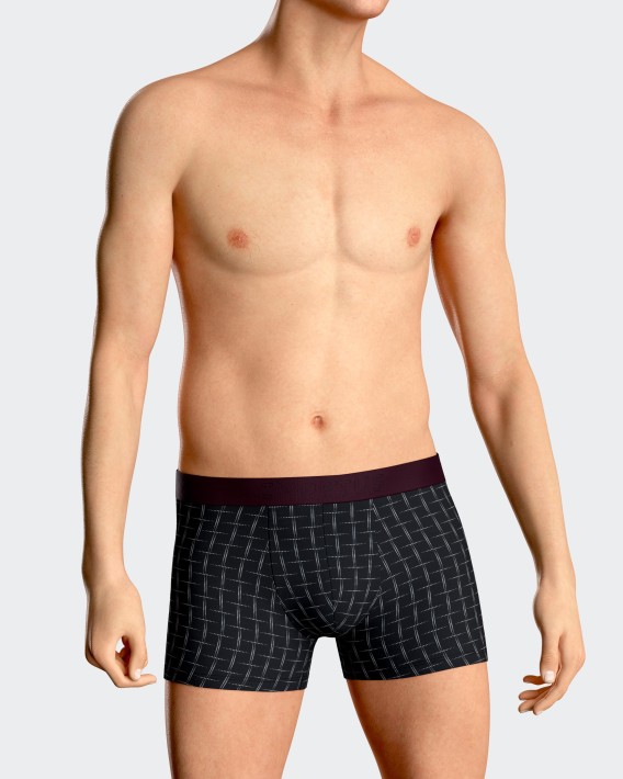 Boxer de homem estampado em Algodo