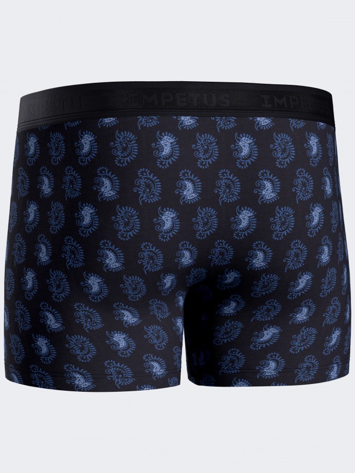 Man's printed boxer in Lyocell