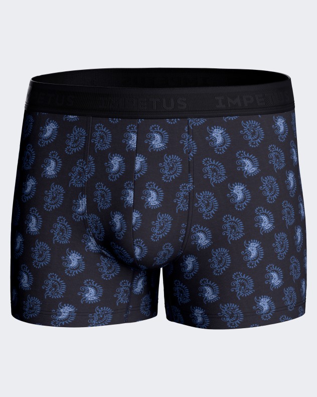 Man's printed boxer in Lyocell