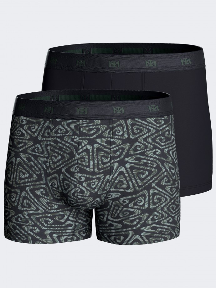 Pack de 2 boxers de homem em Modal