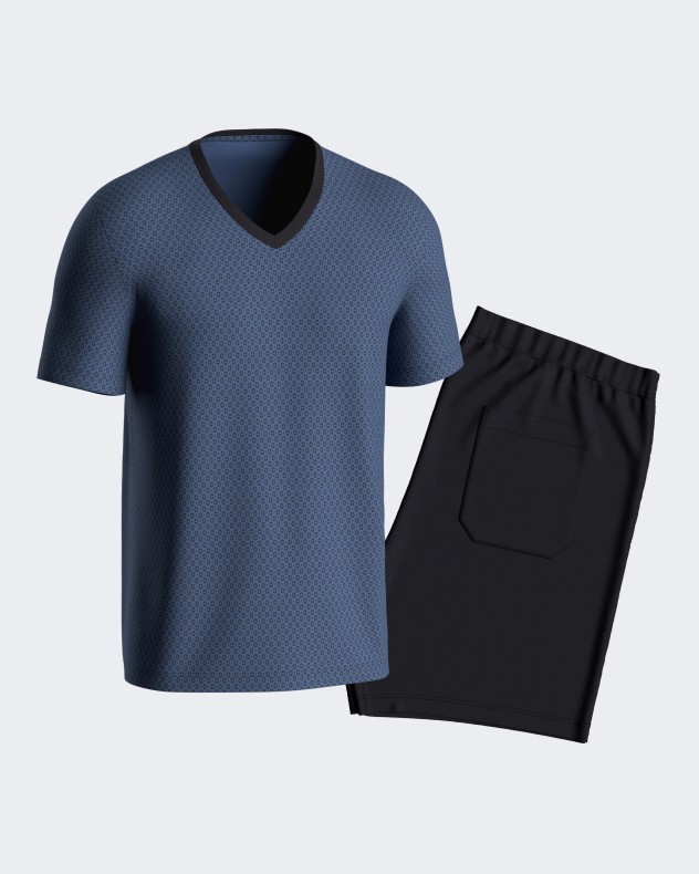 Pijama corto de hombre en modal