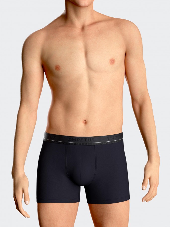 Pack de dois boxers de homem em Lyocell