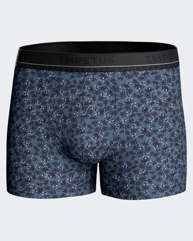 Floral man's printed boxer in Lyocell