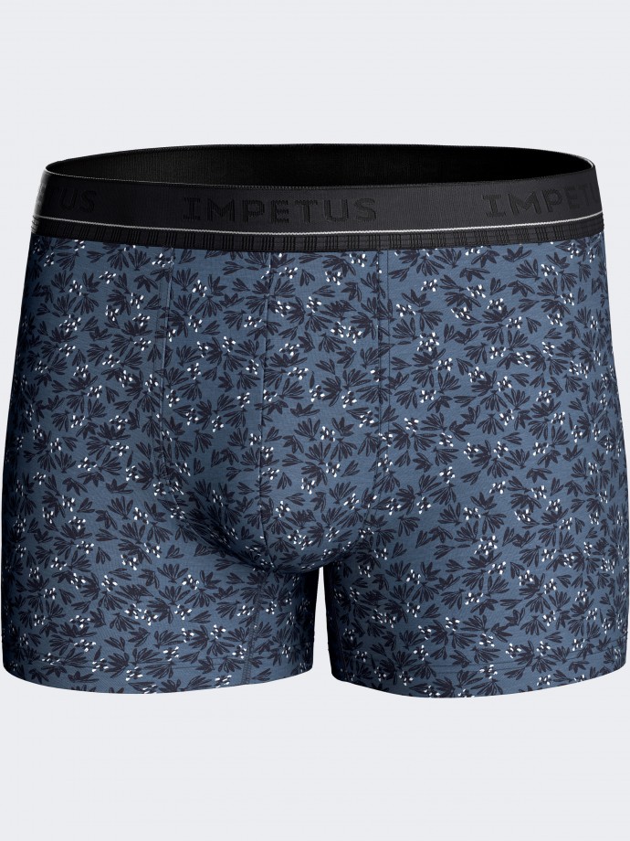 Floral man's printed boxer in Lyocell