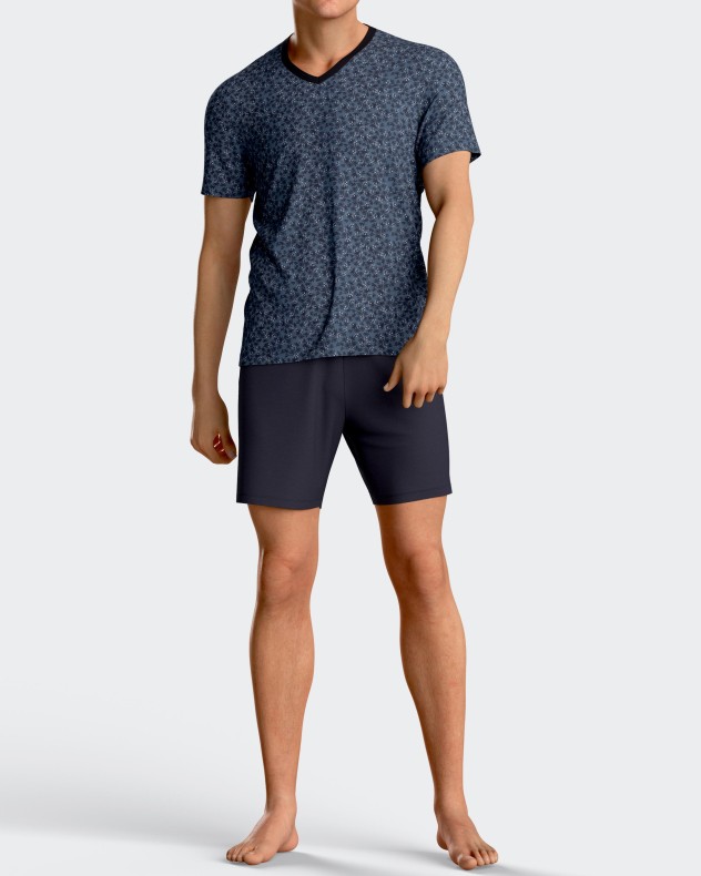 Man's short Pyjamas in Lyocell
