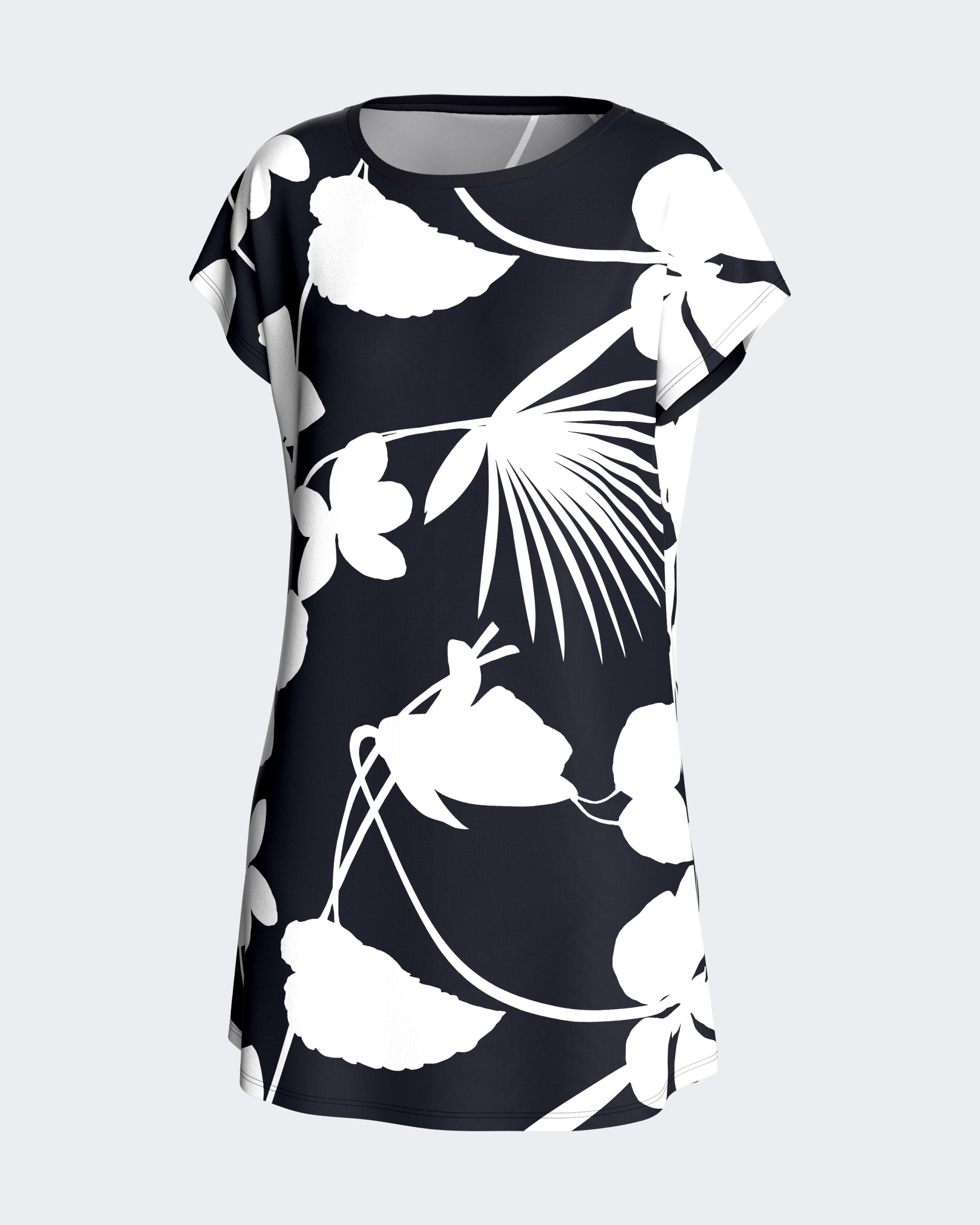 Nachthemd mit Blumenprint aus Lyocell