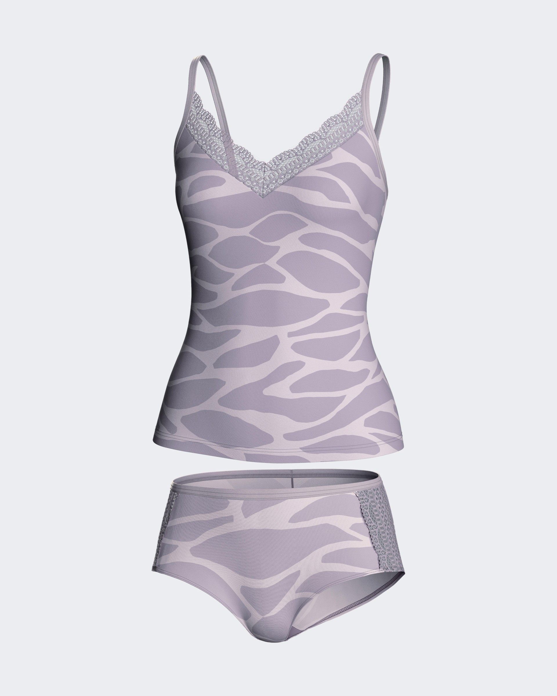 Damen-Set mit Spitzendetails