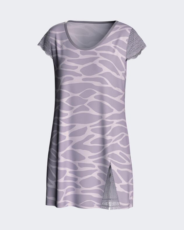 Nachthemd mit Spitzendetails