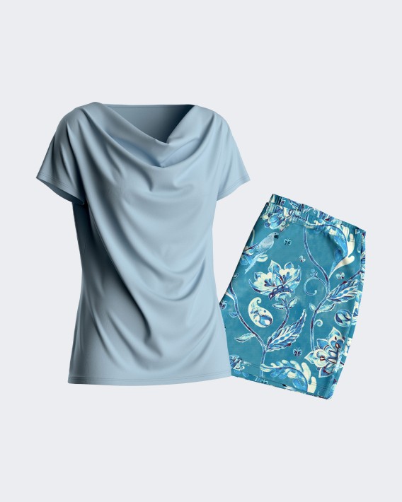 Woman's Pyjamas with buttons in Modal