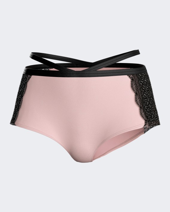 Cueca Hipster com detalhes em renda
