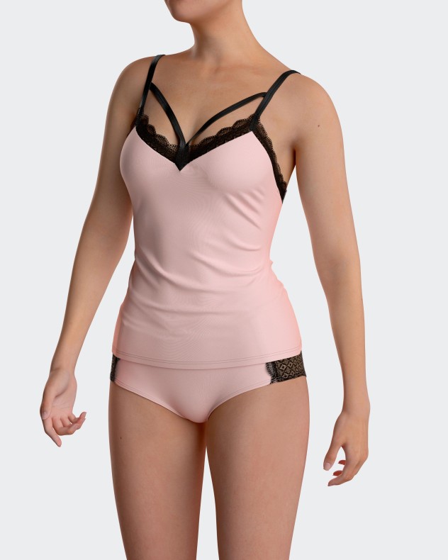 Top de Alas com detalhes em renda