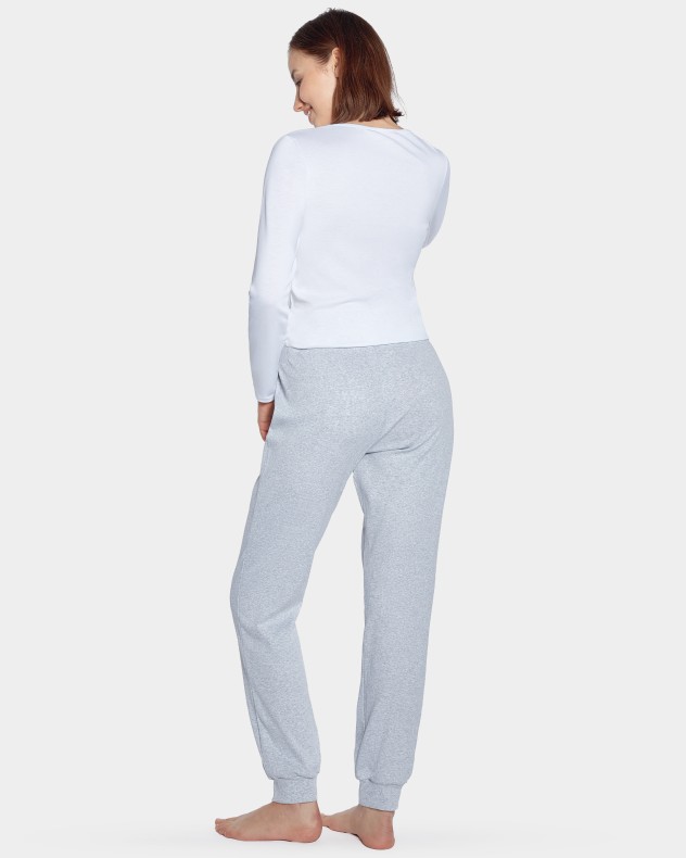 Pijama de Mulher Canelado Eden Park