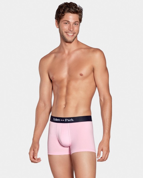 Lot de 2 boxers unis en coton