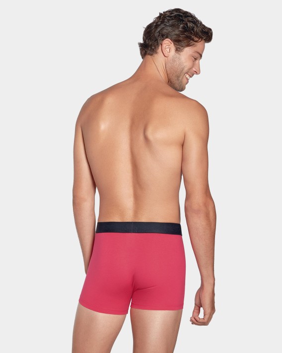 Lot de 2 boxers unis en coton