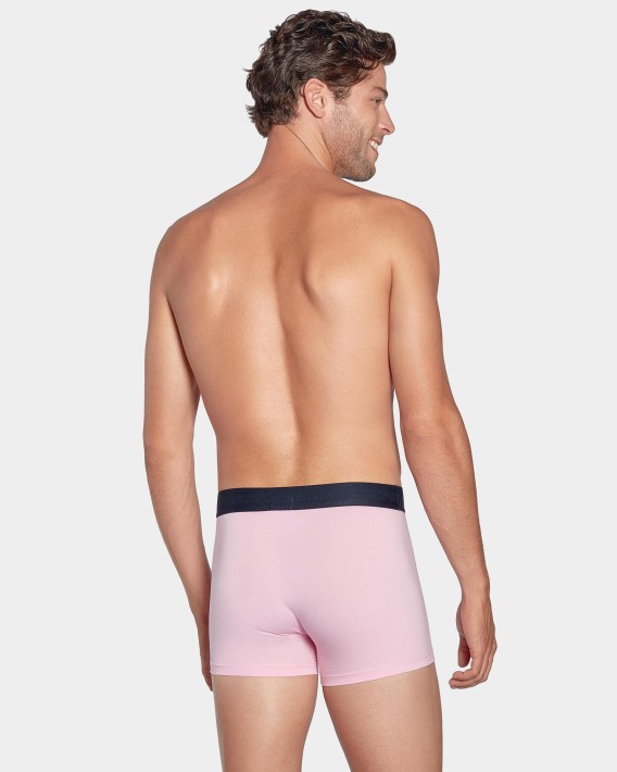 Lot de 2 boxers unis en coton