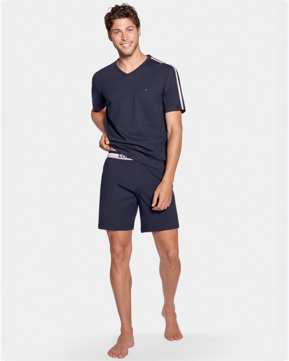Pyjama court en coton