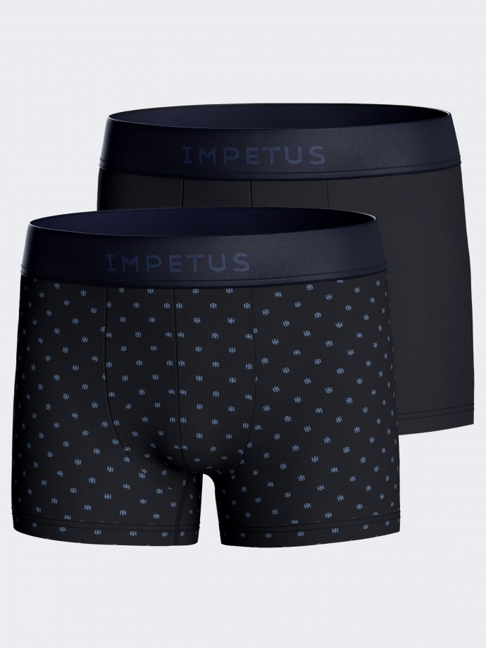 Pack of two boys' boxer in modal
