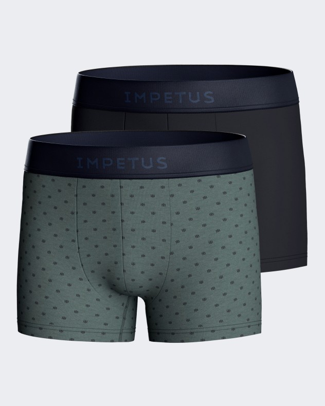 Packung mit zwei Jungen-Boxershorts aus Modal