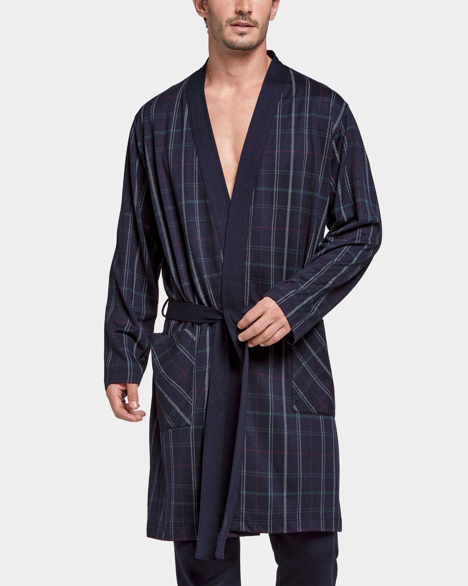 Dressing Gown Tartan Check