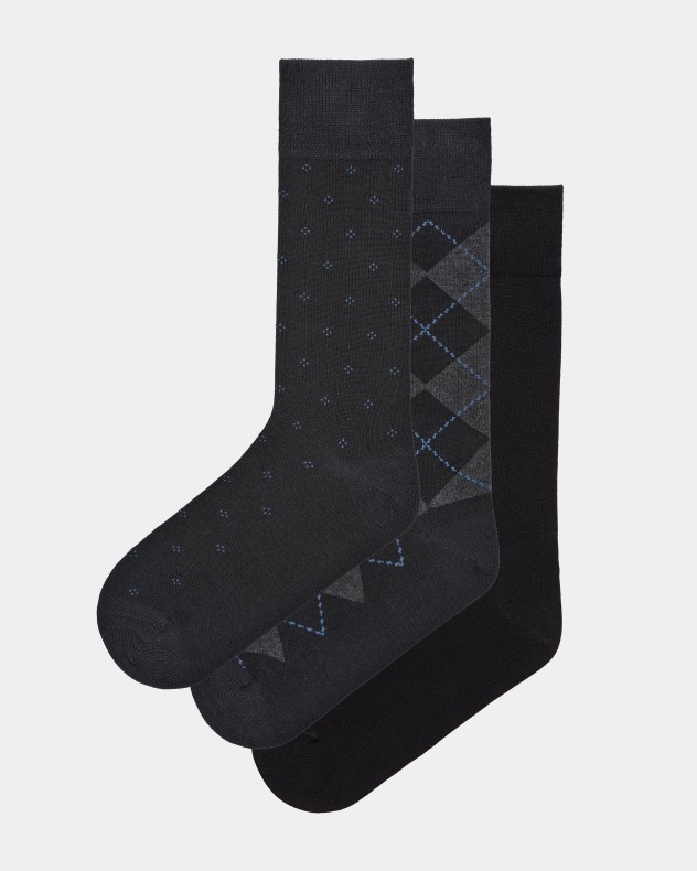 Pack 3 Pares de Meias