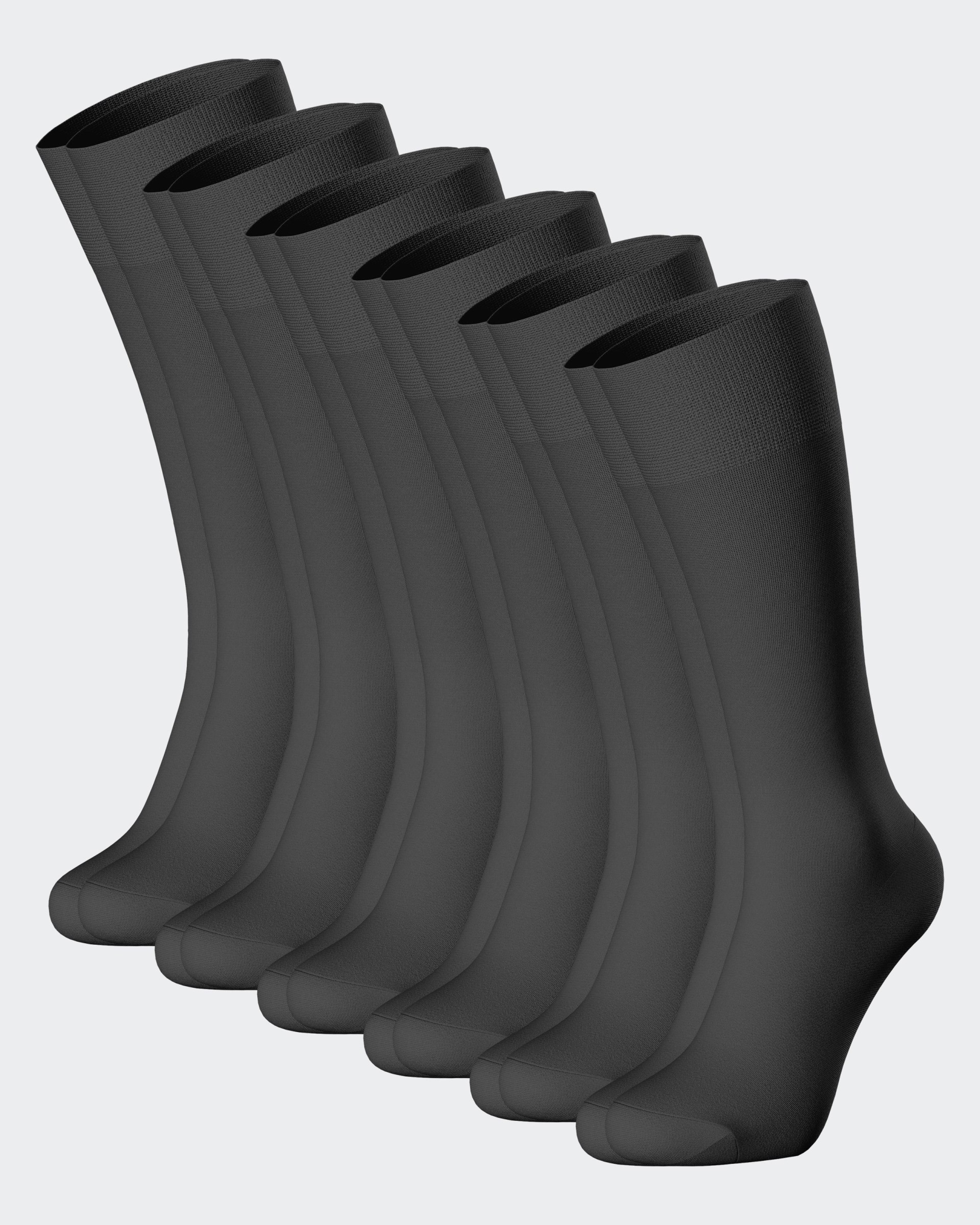 6 Pares de Meias Mercerizadas