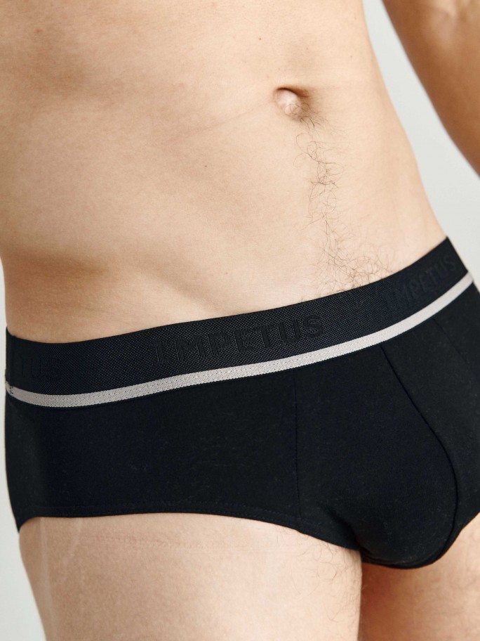 Pack of 2 men's briefs Cotton Stretch