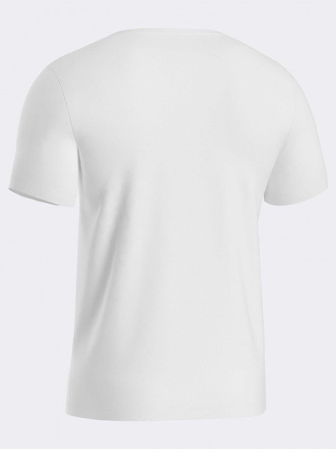 T-shirt col rond d'homme Cotton Stretch