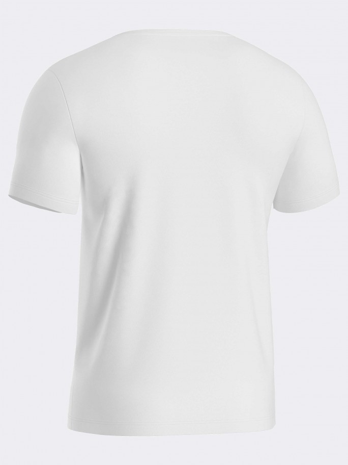 T-shirt col rond d'homme Cotton Stretch