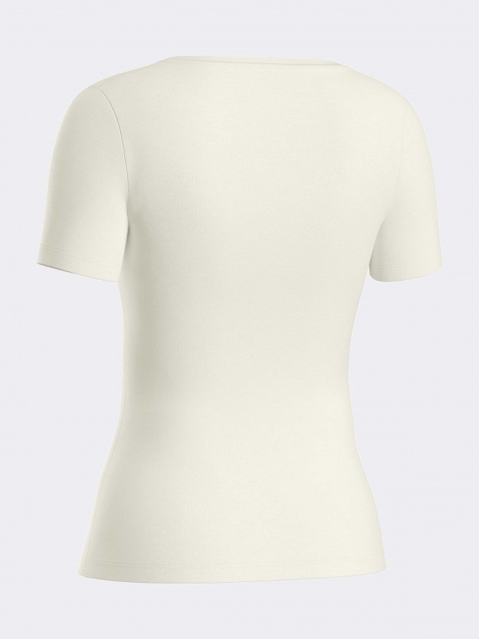 T-shirt of woman in Wool Lyocell