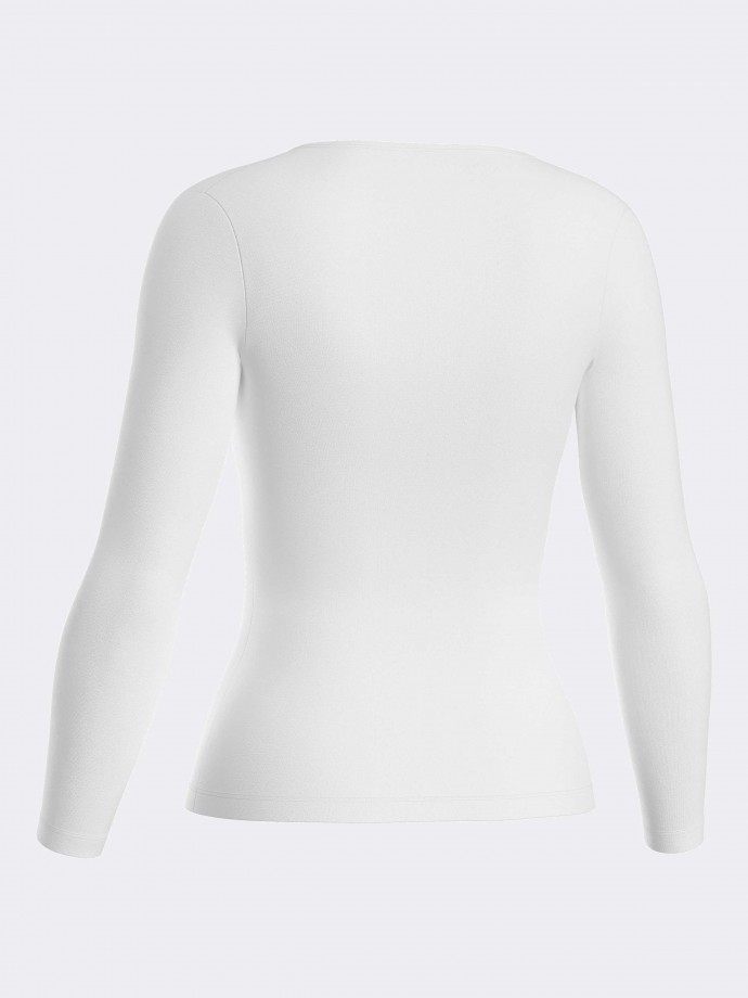 Camiseta de mujer cuello en pico Thermo